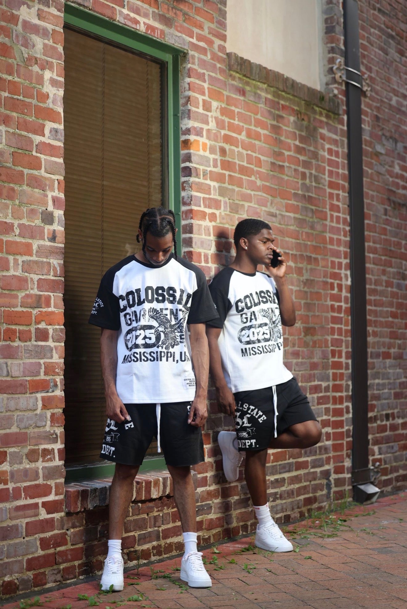 FULL BLACK SHORT SET