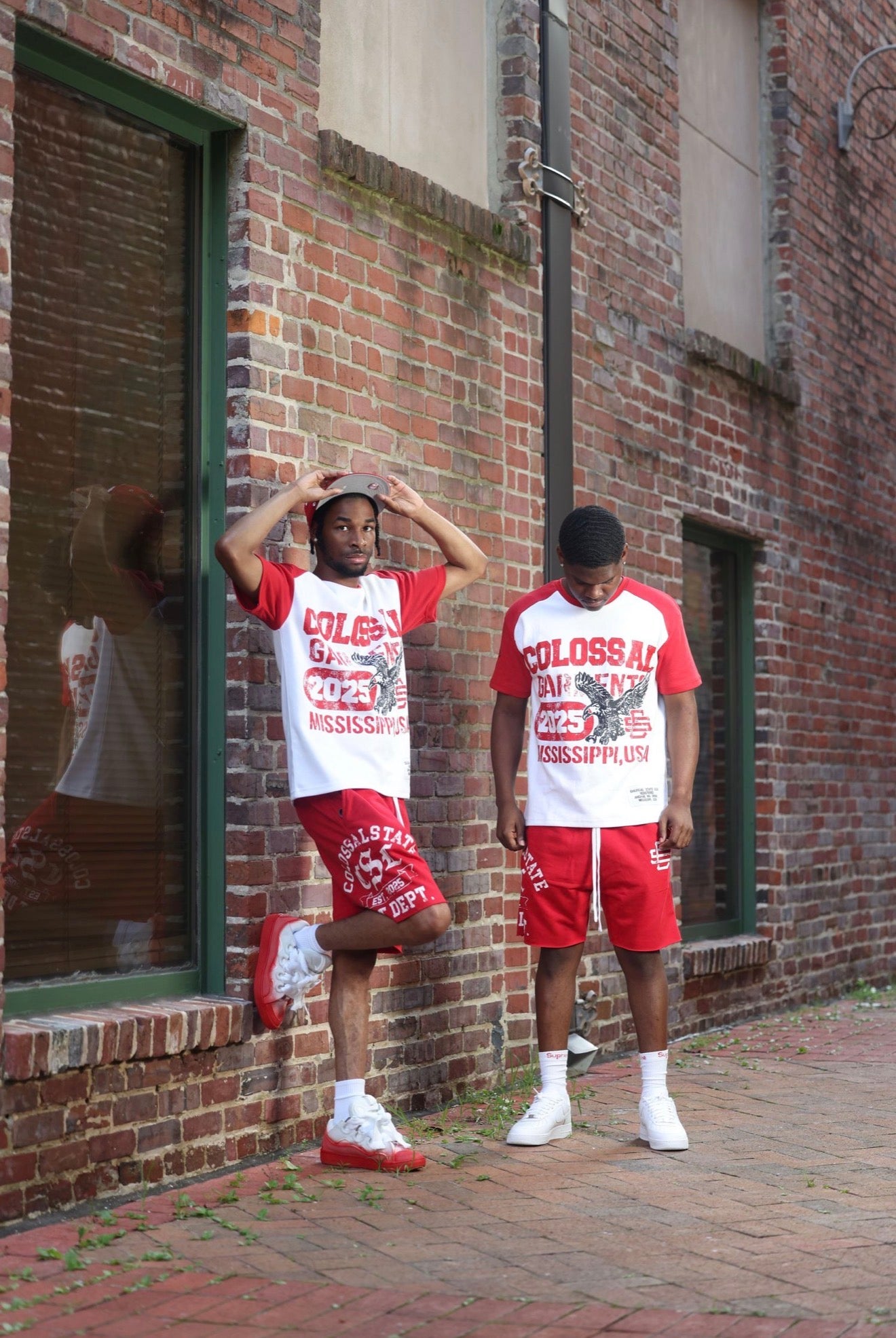 FULL RED SHORT SET