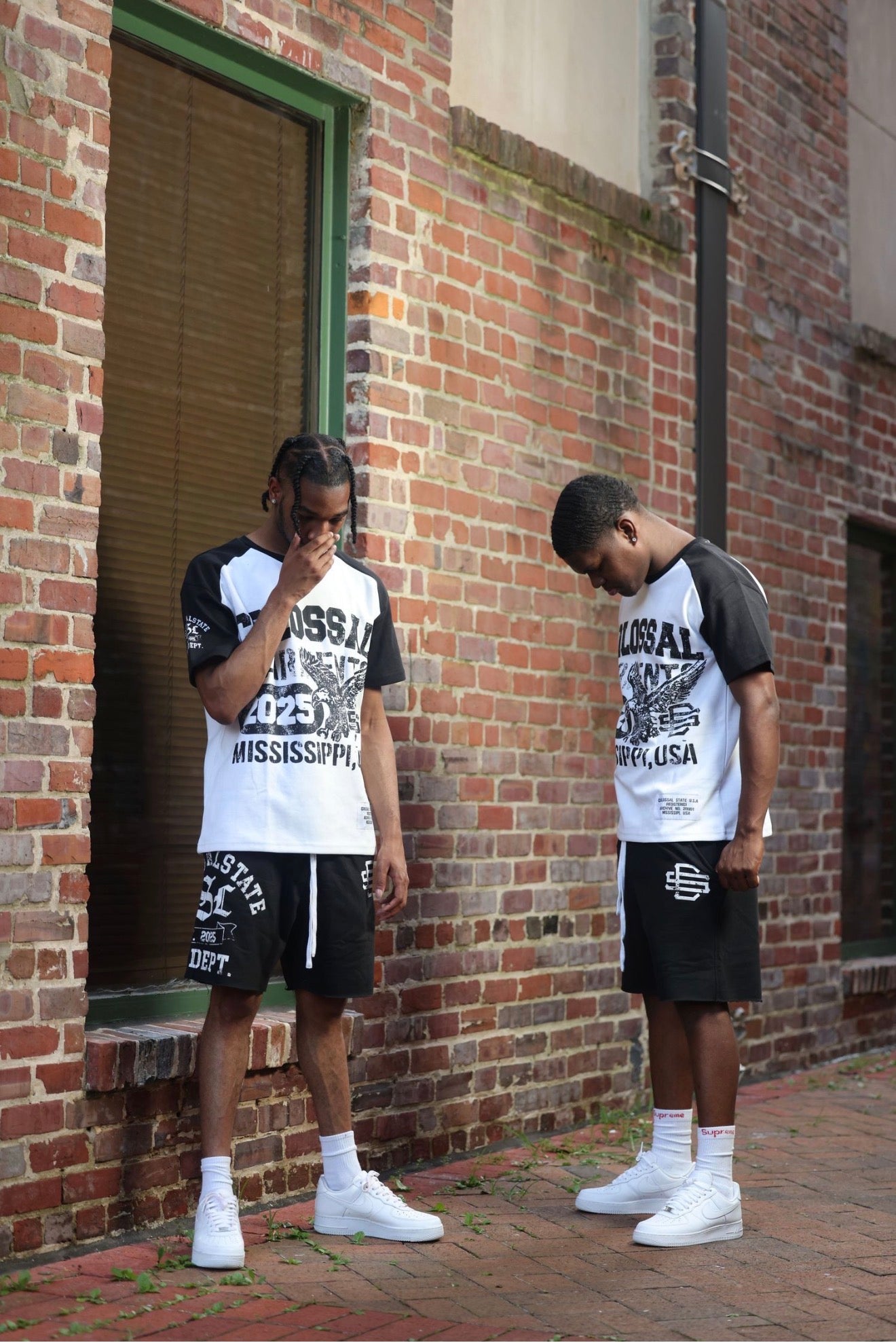 FULL BLACK SHORT SET